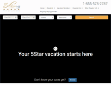 Tablet Screenshot of 5starvr.com